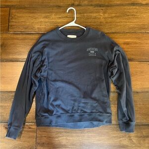 American Eagle Navy Logo Crewneck Sweatshirt